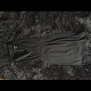 Vintage Audrey Hepburn styled black dress